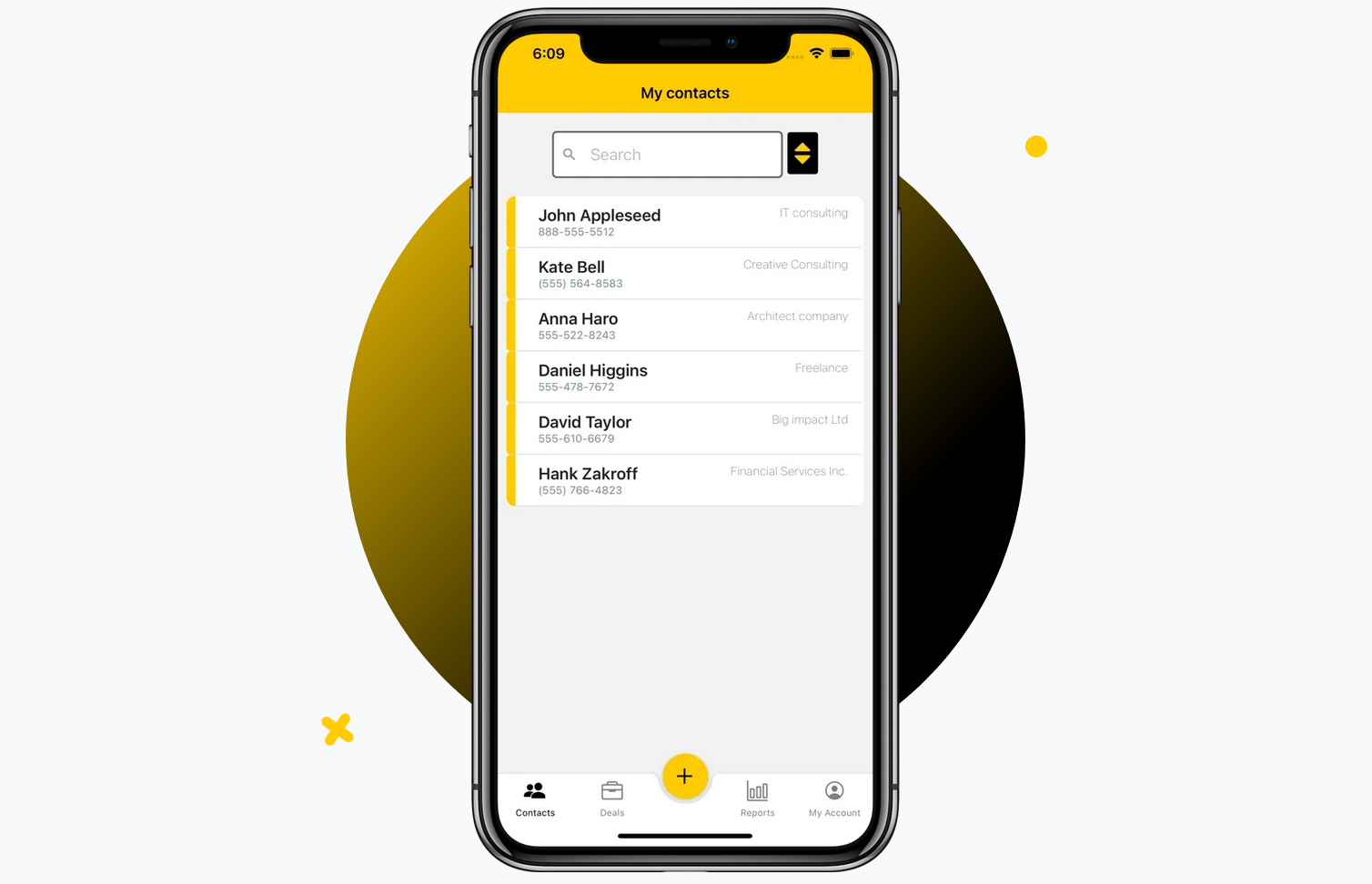Featured product interface